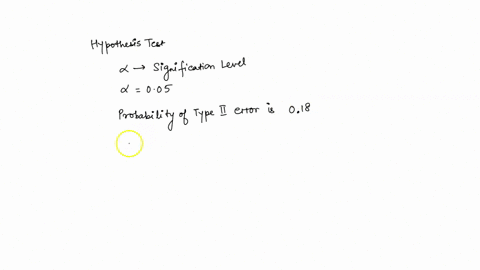 consider-hypothesis-test-in-which-the-significance-level-is-005-and-the-probability-of-a-type-ii-error-is-018-what-is-the-power-of-the-test-095-082-018-013-005-15967
