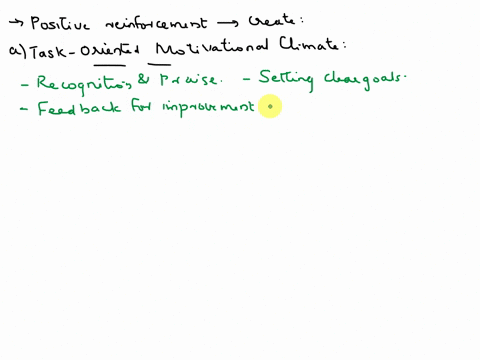 how-would-you-use-positive-reinforcement-to-create-a-a-task-oriented-motivational-climate-and-b-and-ego-motivational-climate-36693
