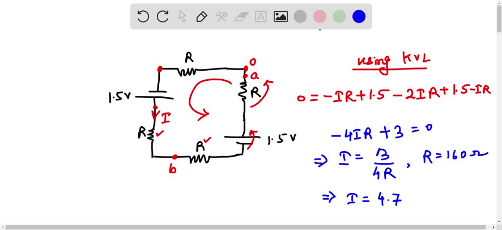 SOLVED: Part A For the circuit shown in (Figure 1), find the potential ...