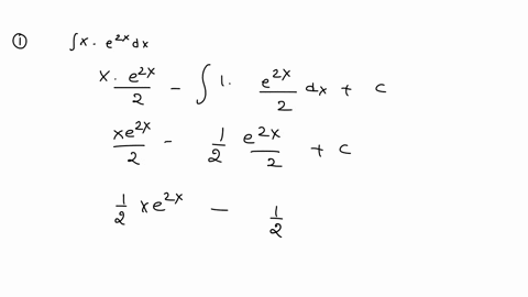 evaluate-each-integral-integral-xe2x-dx-integral2x-3-sin-x-dx-integral-x3-in-x-dx-integral-e3x-cos-4x-dx-integral-arcsinx2dx-76088