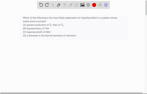 which-of-the-following-is-the-most-likely-explanation-for-hypothyroidism-in-a-patient-whose-iodine-2-46173