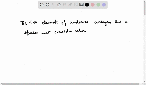 which-of-the-following-are-the-two-elements-of-audience-analysis-that-a-speaker-must-consider-when-preparing-for-persuasive-speaking-a-raising-of-audience-consciousness-and-anticipation-of-p-33593