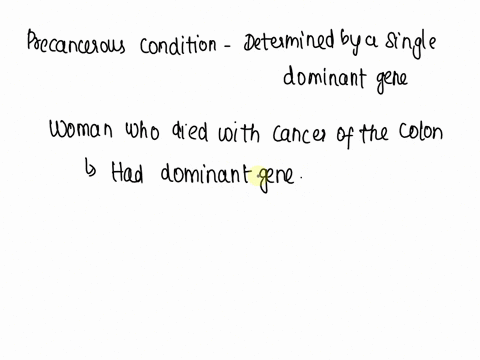 a-precancerous-condition-intestinal-polyposis-in-a-particular-human-family-group-is-determined-by-a-65513