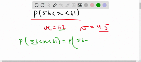12-what-is-the-probability-of-the-random-occurrence-of-a-value-between-56and-61-from-a-normally-distributed-population-with-mean-62-and-standard-deviation-45-17724