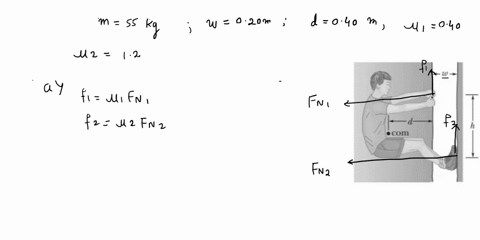 in-fig-12-39-a-55-kg-rock-climber-is-in-a-lie-back-climb-along-a-fissure-with-hands-pulling-on-one-s-37061