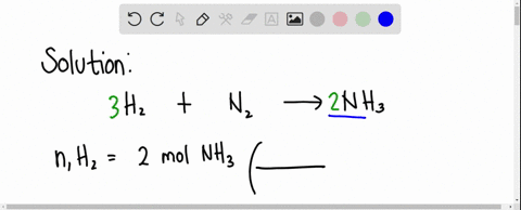 ammonia-is-a-principal-nitrogen-fertilizer-it-is-prepared-by-the-reaction-between-hydrogen-and-nitrogen-3h2g-n2g-2nh3g-in-a-particular-reaction-200-moles-of-nh3-were-produced-how-many-moles-78211