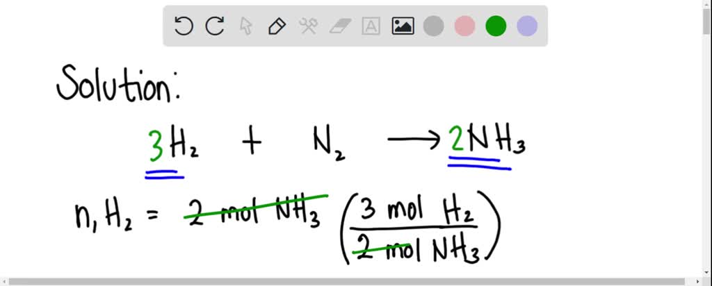 SOLVED: Ammonia is a colorless gas with a pungent characteristic odor ...