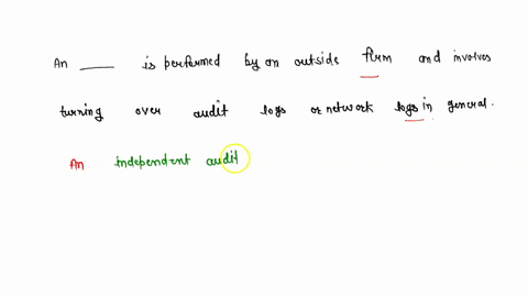 an-____________________-is-performed-by-an-outside-firm-and-involves-turning-over-audit-logs-or-network-logs-in-general-00864