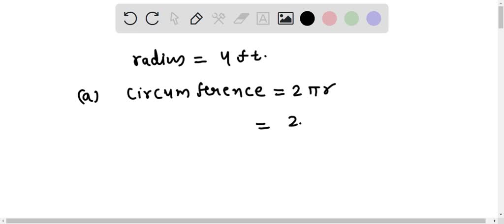 SOLVED: Approximate The (a) Circumference And (b) Area Of Each Circle ...