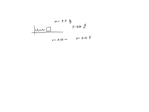 an-object-with-mass-45-kg-is-attached-to-a-spring-with-spring-stiffness-constant-k-250-nm-and-is-executing-simple-harmonic-motion-when-the-object-is-0020-m-from-its-equilibrium-position-it-i-74271