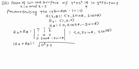 a-use-surface-integral-to-evaluate-the-area-of-the-curved-surface-of-the-cylinder-y2-22-4-in-the-first-octant-between-the-planes-i-0-and-x-3-6-marks-b-use-gausss-theorem-to-evaluate-fie-nds-96191