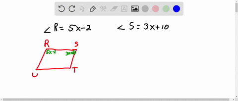 in-parallelogram-rstu-mr-5x-2-and-ms3x10-determine-and-state-the-value-of-x-50887