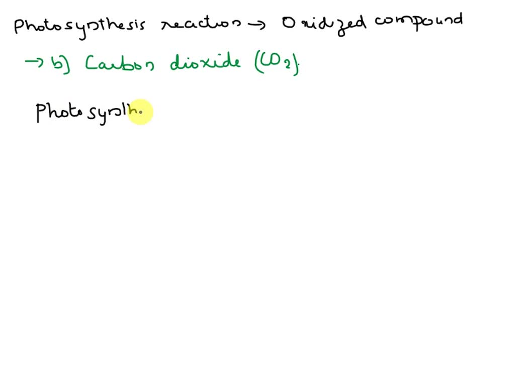 SOLVED: C6H12O6 + 6O2 â†’ 6H2O + 6CO2 is an example of . (This question ...