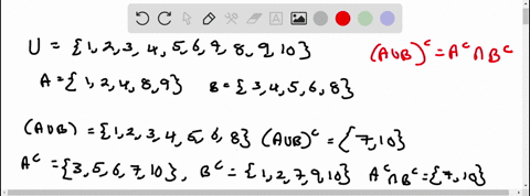 let-u-1-2-3-4-5-6-7-8-9-10-a-1-2-and-b-3-4-5-6-8-verify-by-direct-computation-that-au-bc-ac-0-be-where-stands-for-complement-8-9-28871