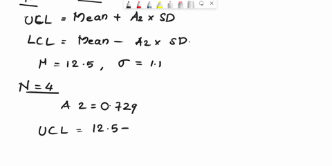 a-process-that-is-in-control-has-a-mean-of-125-and-a-standard-deviation-of-11-a-construct-the-control-chart-for-this-process-if-samples-of-size-are-to-be-used-to-1-decimal-for-n4-find-the-uc-58486
