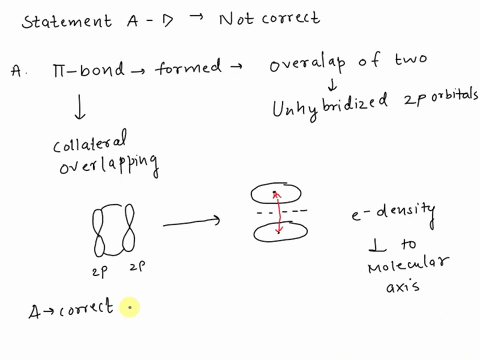 which-statement-ad-about-sigma-and-pi-bonds-is-not-correct-group-of-answer-choices-a-pi-bond-commonly-is-formed-from-the-overlap-of-two-unhybridized-atomic-2p-orbitals-a-sigma-bond-has-the-r-68506