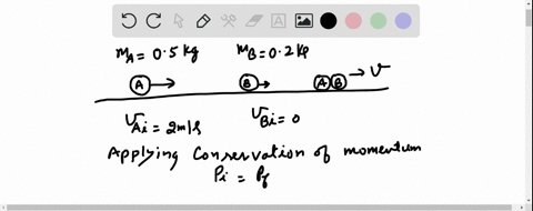 2-conservation-of-momentum-ball-a-mass-05-kg-collides-head-on-with-ball-b-mass-02-kg-ball-initially-moves-at-velocity-of-2-m-s-1-while-ball-b-is-at-rest-after-collision-the-two-balls-stick-t-24064