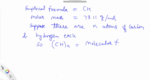a-compound-has-the-empirical-formula-ch-and-a-molar-mass-of-7811-gmol-what-is-its-molecular-formula