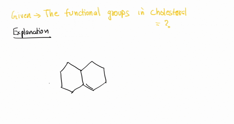 which-functional-groups-are-present-in-cholesterol-molecule-65845