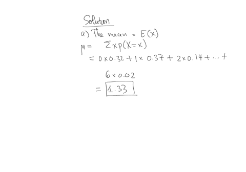c-what-is-the-probability-that-there-will-be-at-least-2-accidents-on-a-given-day-the-following-table-contains-the-probability-distribution-for-the-number-of-traffic-accidents-dally-in-a-smal-13134
