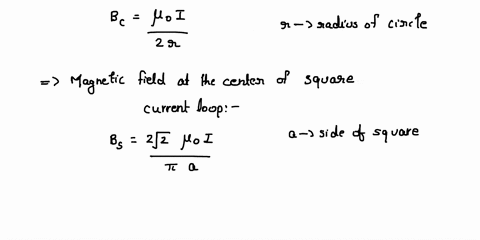 Calculate the magnetic field at the center of a circular...