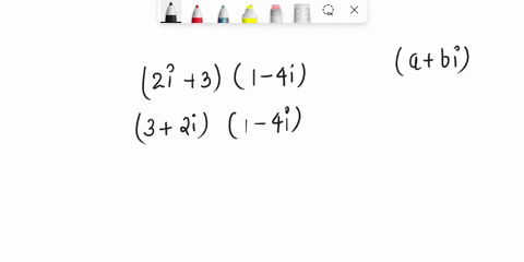 a-evaluate-each-expression-and-write-your-answer-in-the-form-a-bi-1-i-32i-i32i1-4i-ii-16937