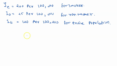 question-2-2-pts-two-cohort-studies-were-conducted-the-first-involved-an-assessment-of-the-relationship-between-cigarette-smoking-and-incidence-of-lung-cancer-for-cigarette-smokers-the-lung-55537
