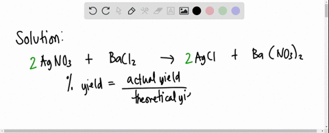 a-595-g-sample-of-agno3-is-reacted-with-bacl2-according-to-the-equation-to-give-317-g-of-agcl-what-is-the-percent-yield-of-agcl-a-450-b-533-c-316-d-631-e-100-07798