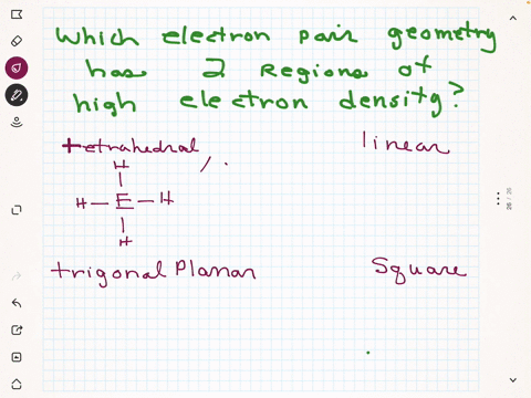 which-electron-pair-geometry-has-iwo-regions-of-high-electron-density-select-the-correct-answer-below-tetrahedral-iinear-trigonal-planar-square-55545