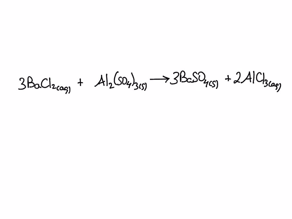 SOLVED Suppose you have 2.0 moles of aqueous barium chloride, and you