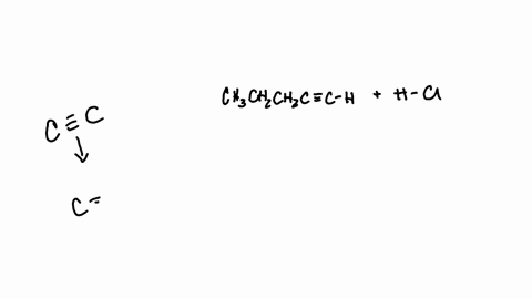 draw-the-predominant-products-of-the-following-reactions-including-stereochemistry-when-it-is-appropriate-chch-ctz-czc-h-hci-consider-eiz-stereochemistry-of-alkenes_-do-not-show-stereochemis-36498