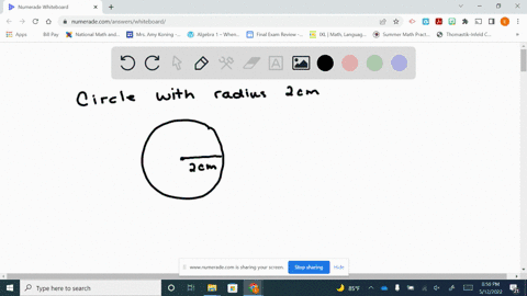 ii-draw-a-circle-with-radius-2-cm-on-it-mark-and-namea-a-diameterb-a-chord-37056