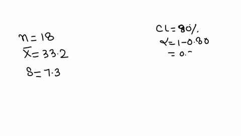 in-a-random-sample-of-18-people-the-mean-commute-time-to-work-was-332-minutes-and-the-standard-deviation-was-73-minutes-assume-the-population-is-normally-distributed-and-use-a-t-distribution-to-constr