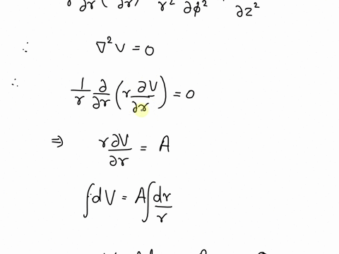 the-radius-of-the-inner-conductor-of-a-long-coaxial-cable-is-a-the-inner-radius-of-the-outer-conductor-is-b-the-inner-and-outer-conductors-are-at-potential-v0-and-0-respectively-determine-th-31723