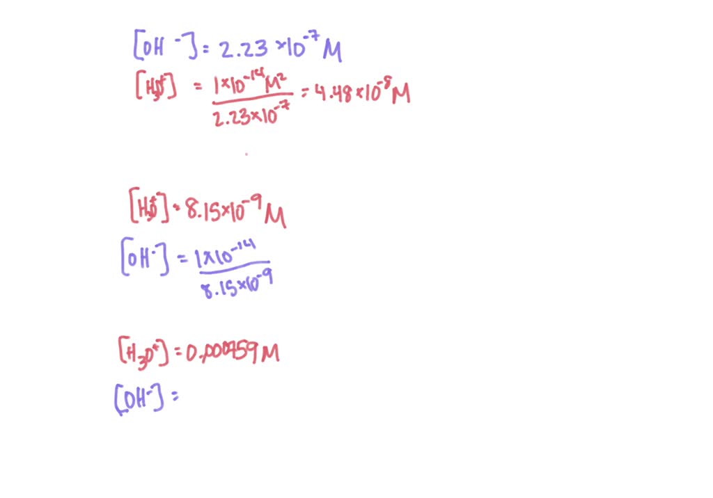 SOLVED: A. Calculate [H3O+] In The Following Aqueous Solution At 25 Â°C ...