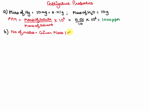 10-g-of-water-was-found-t0-contam-10-mg-of-hg2-what-is-the-concentration-of-hg-in-ppm-ippm-mas-0-solute-mass-0f-solventx106-0-1000-08-10-oc-100-00-10000-oe-10qo00-a-water-solution-has-1460-g-83631