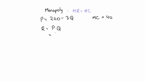 a-monopolist-faces-a-demand-curve-given-by-p-220-3q-where-p-is-the-price-of-the-good-and-q-is-the-quantity-demanded-the-marginal-cost-of-production-is-constant-and-is-equal-to-40-there-are-n-60565