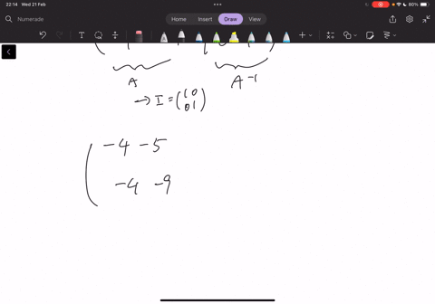 1-point-consider-the-following-two-systems-a-leftbeginarrayl-4-x-5-y-3-4-x-9-y-3-endarrayright-b-leftbeginarrayl-4-x-5-y-1-4-x-9-y-2-endarrayright-i-find-the-inverse-of-the-common-coefficient-matrix-o