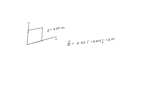 a-flat-square-surface-with-side-length-405-cm-is-in-the-xy-plane-at-z0-calculate-the-magnitude-of-the-flux-through-this-surface-produced-by-a-magnetic-field-b-0250-ti-0275-tj-0475-tk-unit-in-57815