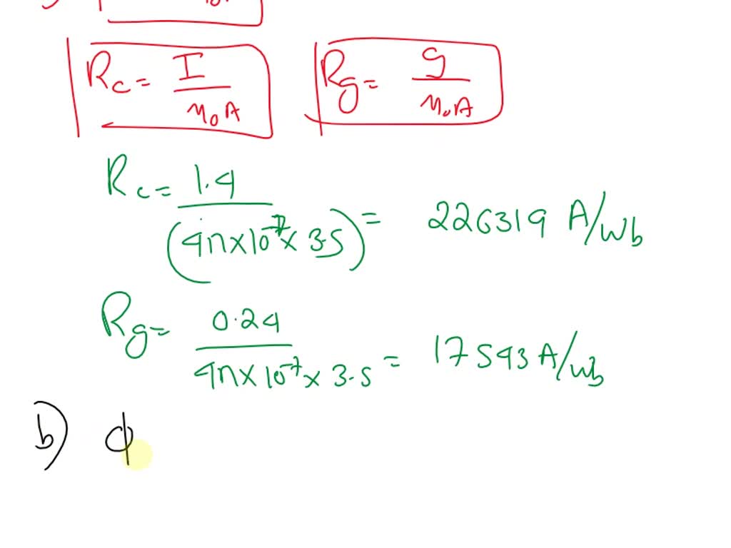 solved-the-magnetic-circuit-shown-below-has-a-coil-with-200-turns-and