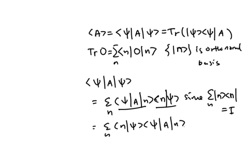 42-the-density-operator-p-for-the-pure-state-is-defined-by-p-vug-a-show-that-the-expectation-value-of-an-observable-a-in-state-represented-by-density-operator-p-is-given-by-a-trlpa-a-state-w-69712