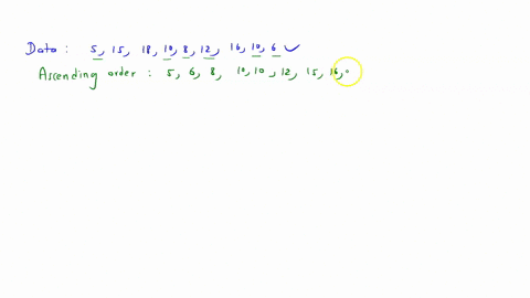 show-the-five-number-summary-for-the-following-data-5-15-18-10-8-12-16-10-6-what-are-the-first-quartile-and-third-quartile