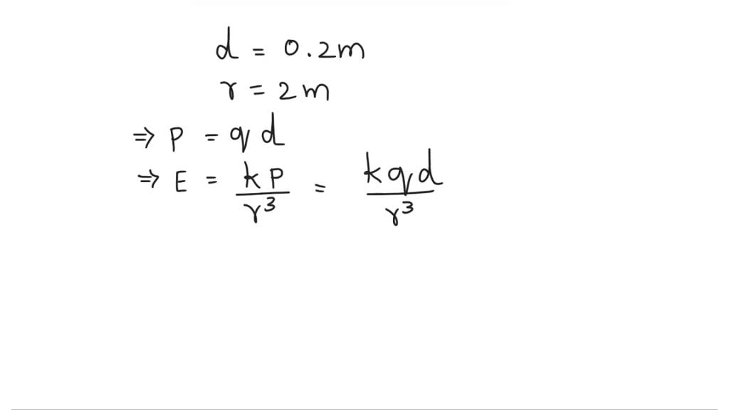 solved-electric-field-due-to-a-dipole-of-length-0-2m-along-axial-line