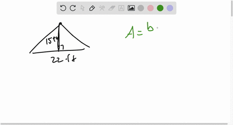 find-the-area-of-the-triangle-the-area-is______-square-feet-15-ft-22-ft-34464