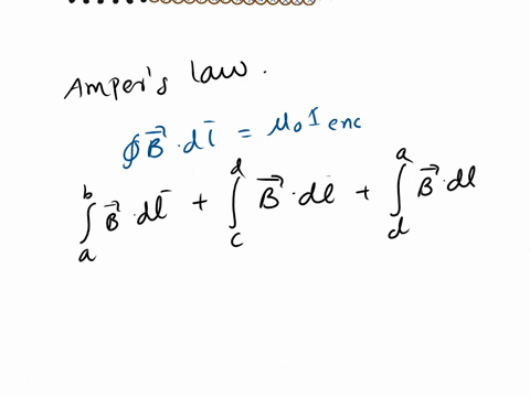 4-the-figure-below-shows-a-solenoid-in-cross-section-from-the-side-with-its-uniform-b-field-inside-of-itto-compute-the-magnitude-of-the-field-we-can-use-amperes-law-integrating-around-the-re-09053