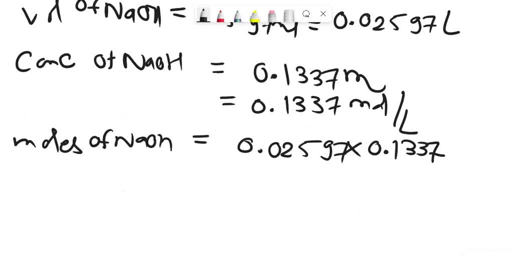 SOLVED In an acid base titration to a phenolphthalein pink end point