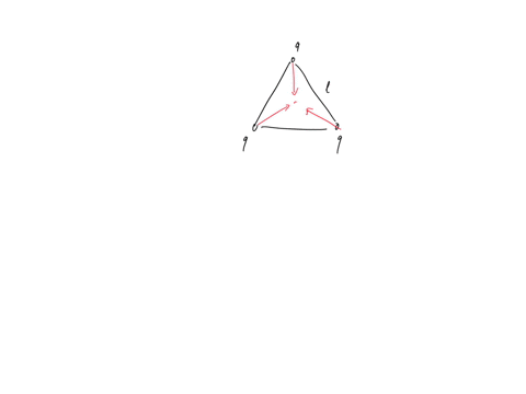 three-identical-point-charges-each-of-charge-q-are-located-at-the-vertices-of-an-equilateral-triangle-as-shown-in-the-figure-the-distance-from-the-center-of-the-triangle-to-each-vertex-is-a-62364