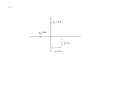i6-in-the-diagram-shown-at-right-1-5-a-iz-9-4-a-6-cm-and-b-8-cm-find-the-total-magnetic-field-at-point-p-magnitude-and-direction-from-the-two-long-straight-wire-currents-shown-i6-point-p-01223