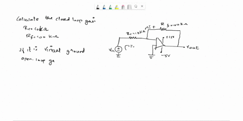 for-a-non-inverting-op-amp-circuits-shown-below-r110kr-100k-calculate-the-expected-closed-loop-voltage-gain-and-the-input-impedance-v2-15v-v-vout-r1-741-v3-15v-opamp-5t-virtual-1-v-100-hz-0d-62555