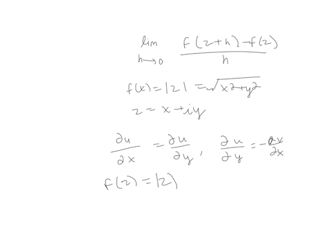 1-prove-or-disprove-the-followings-a-a-function-fzbarz-is-differentiable-nowhere-b-if-fprimez0-in-an-open-set-d-subseteq-mathbfc-then-fz-is-constant-in-d-c-if-v-is-a-harmonic-conjugate-of-u-then-vu-is